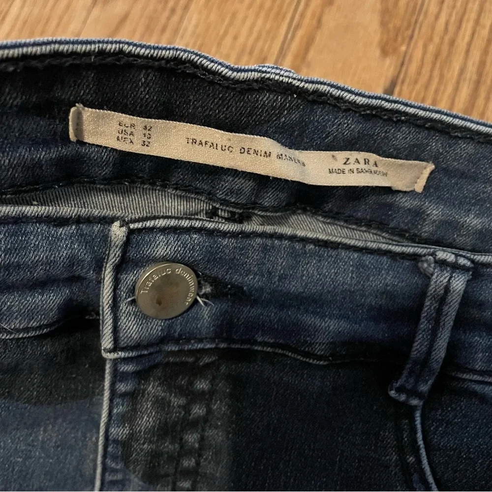 Zara Polka Dot Skinny Jeans - Picture 4 of 6